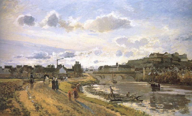 Camille Pissarro Pang plans raft Schwarz